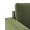 Apollo Compact 3 Seater Fabric Sofa in Moss Green Colour