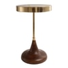 Arcana Metal Side Table in Black & Gold Colour