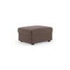 Apollo High Back Ottoman Fabric Sofa in Daschund Brown Colour