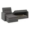 Darwin Sectional Sofa cum Bed - Color - Grey