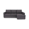Apollo Compact Sofa (Colour : Steel, Cushion : Hard, Back Type : Regular, Seating Capacity : Right Aligned 2 Seater + Right Aligned Chaise)