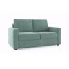 Apollo Compact Sofa Set (Colour : Dusty Turquoise Velvet, Cushion : Soft, Back Type : Regular, Seater : 2+1+1)