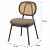 Harbor Cane Back Restaurant Dining Chair