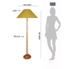 Devansh Wooden Foor Lamp