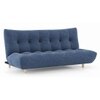 Palermo 3 Seater Click Clack Sofa cum Bed In Midnight Indigo Blue Colour