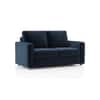 Apollo Compact 2 Seater Fabric Sofa in Cobalt Colour