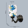 Devansh Metal Electric Wall Light in Antique Gold Colour with Multi Shade Count of 1 Light