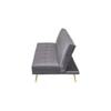 Lebon 3 Seater Sofa Cum Bed In Grey Color