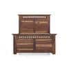 Fidora Solid Wood Single Size Non Storage Bed in Teak Finish