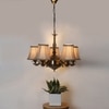 Devansh Gold Wall Mounted Lamp With Beige Jute Shade