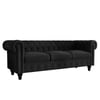 Azure Fabric Sofa (Black)