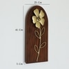 W-Leo Abstract Metal Wall Decor in Gold Set of 1