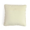 Popcorn Natural Cotton Knitted Cushion Cover 16X16 Inches