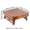 Bradford Sheesham Wood Coffee Table In Teak Finish