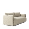 Cozychic Wood 3 Seater With Upholstery Non Storage Sofa In Yellow Colour