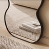 The Artment Black Meander Unbreakable Floor Mirror For Home (180 X 80 CM)