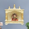 D'Dass Shri Ram Sheesham Wood and Mdf Temple For Pooja In Home and Office