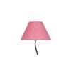 Juniper Zig Zag Iron Floor lamp with Jute Conical Pink shade (Z39)