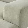 Sophisticated Wood Right Aligned 2-Seater With Upholstery Non Storage Sofa In White Colour