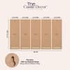 The Castle Decor Women Abstract Wall Painting Wooden Framed Digital Painting 27x48 Inch (Style 2)