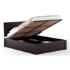 Alaca Hydraulic Storage Bed (Solid Wood) (Mahogany Finish, Queen Bed Size)