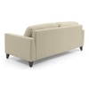 Franco 3 Seater Leather Sofa in Cream Colour