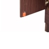 Housen Engineered Wood 3 Door Wardrobe In Walnut Finish
