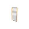 LustrousSteel Gold Wall Mirror