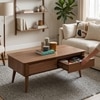 Scandinavian Dover Coffee Table Cocoa Finish