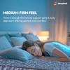 Sleepwell Utsav Comfort Regular, Quiltec Foam 4 inch Single High Resilience (HR) Foam Mattress (L x W: 75 inch x 35 inch)