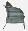 Paris 3+1+1 Seater Wicker Sofa Set in Dual Tone Grey Colour