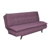 Hudson 3 Seater Sofa Cum Bed In Purple Colour