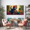 The Castle Decor Bal Gopal Wall Painting Wooden Framed 27x48 Inch (Style 3)