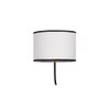 Deven Multicolour Cotton Shade Floor Lamp