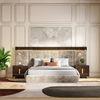 Aurelia Upholstered King Bed With Extended Headboard