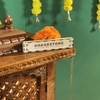 D'Dass Honey Finish Solid Sheesham Wooden Temple For Pooja