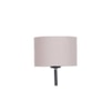 Mila Grey Cotton shade with Iron floor lamp
