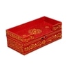 D'Dass Red Wooden Shelf Style Temple For Pooja In Home and Office