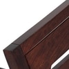 Capra Solid Wood Dining Chair in Mahogany Finish & Wheat Brown Colour - Set of 2