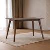 Lawson Solid Wood 4 Seater Dining Table In Walnut Finish