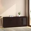 Bennis 21 Pair Shoe Rack in Dark Walnut Finish