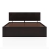 Kuba Solid Wood Queen Size Bed With Box Storage (Mahagony Finish)