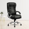 Kepler Brooks Amelia Premium Leatherette Office Desk Chair in Black Colour