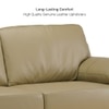Europa 3 Seater Leatherette Sole in Light Green Colour