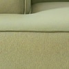 Elegantedge Wood Right Aligned 3-Seater With Upholstery Non Storage Sofa In Green Colour