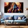 The Castle Decor Lord Ganesha Wall Painting Wooden Framed 27x48 Inch (Style 3)