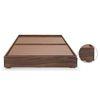 Merritt Solid Wood Single Size Bed In Teak Finish