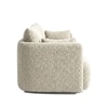 Cozychic Wood 3 Seater With Upholstery Non Storage Sofa In Yellow Colour
