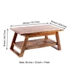 Alison Sheesham Wood Coffee Table In Teak Finish