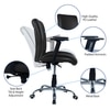 Teaauras High Back Executive Chair in Black Colour
